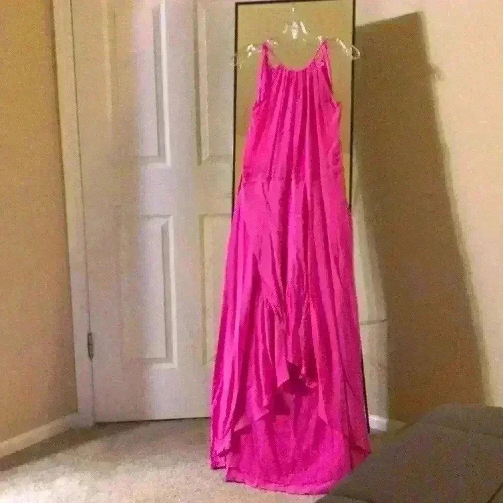 Tori Richard Catharine Maxi High-Low Dress